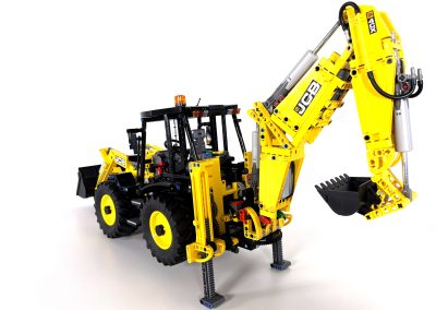 MOC Builder - JCB 4CX Backhoe #11